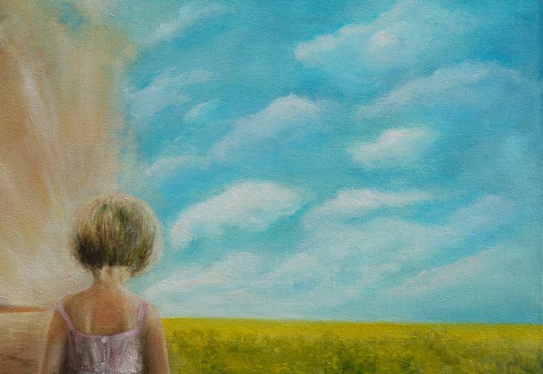 Original Conceptual Fantasy Painting by Mila Moroko