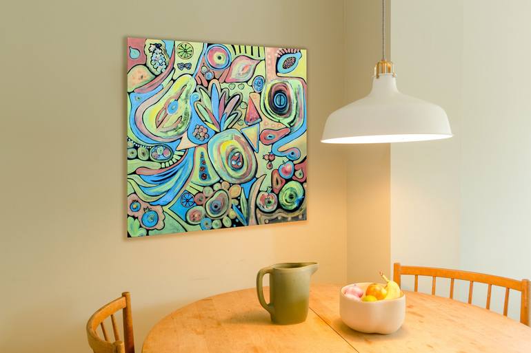 Original Abstract Painting by Mila Moroko