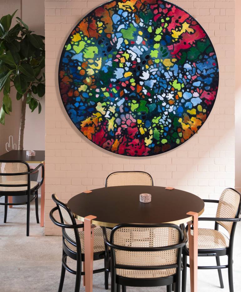 Original Abstract Expressionism Abstract Painting by Mila Moroko