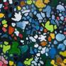 This is abstract ROUND SHAPE painting perfect for your home or office.
This is original and unique abstract oil painting. It is bright and multicoloured and the little pieces or splashes of colours remind me luxury Murano Glass.
Note: This painting is not framed, but comes hang ready with the painted sides, so framing is unnecessary.