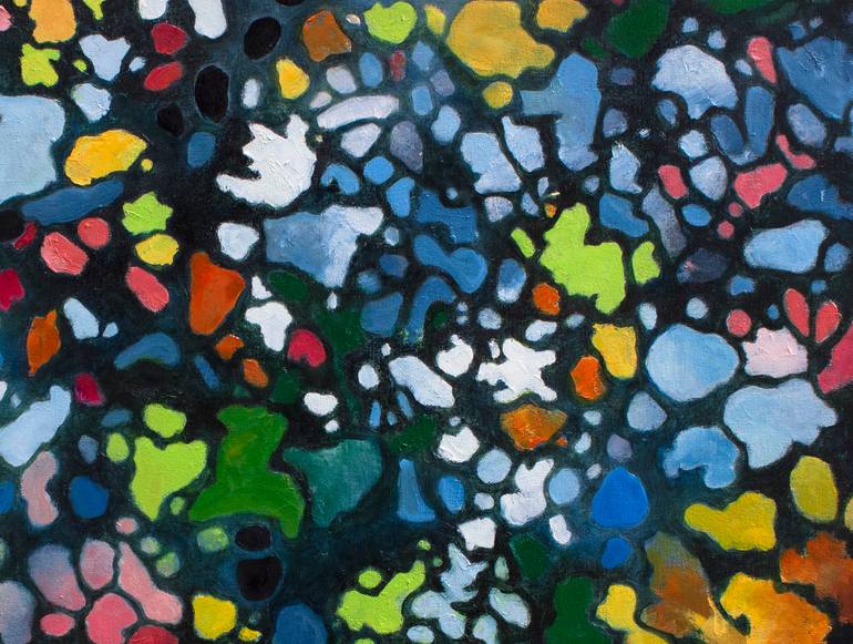 Original Abstract Expressionism Abstract Painting by Mila Moroko