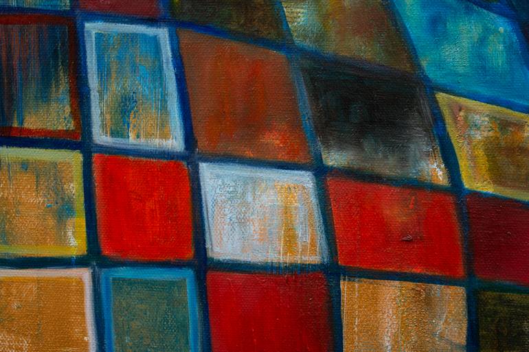 Original Abstract Expressionism Abstract Painting by Mila Moroko