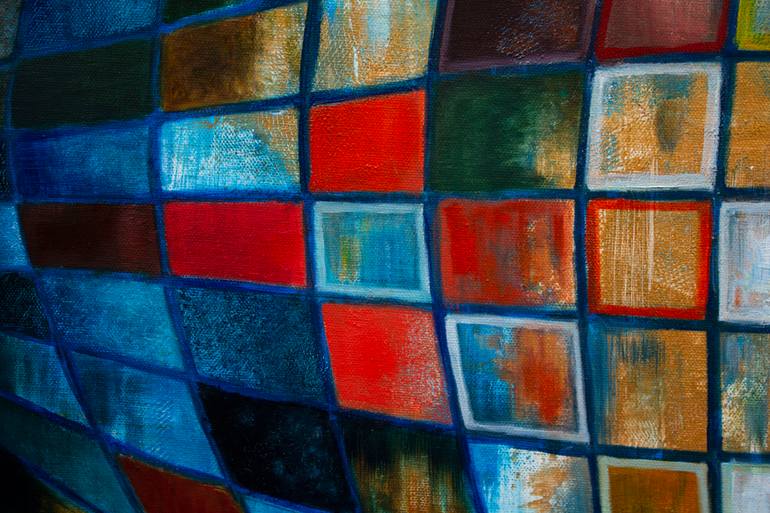 Original Abstract Expressionism Abstract Painting by Mila Moroko