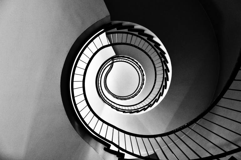 spiral staircase Photography by Daria Petrova | Saatchi Art