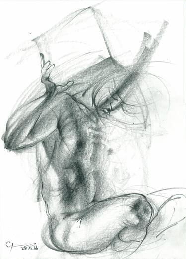 Print of Portraiture Men Drawings by Serhiy Sledz
