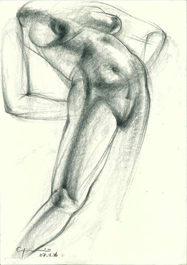 Print of Figurative Nude Drawings by Serhiy Sledz