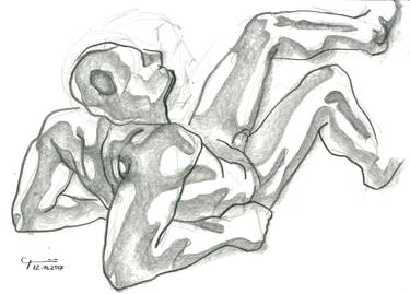 Original Body Drawing by Serhiy Sledz