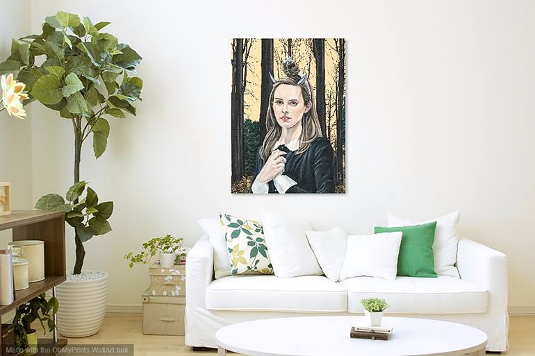 Original Figurative Fantasy Painting by Damian Smith