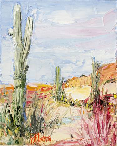 Saatchi Art Artist Judith Dalozzo; Paintings, “Desert Off Track Scottsdale Arizona 02” #art