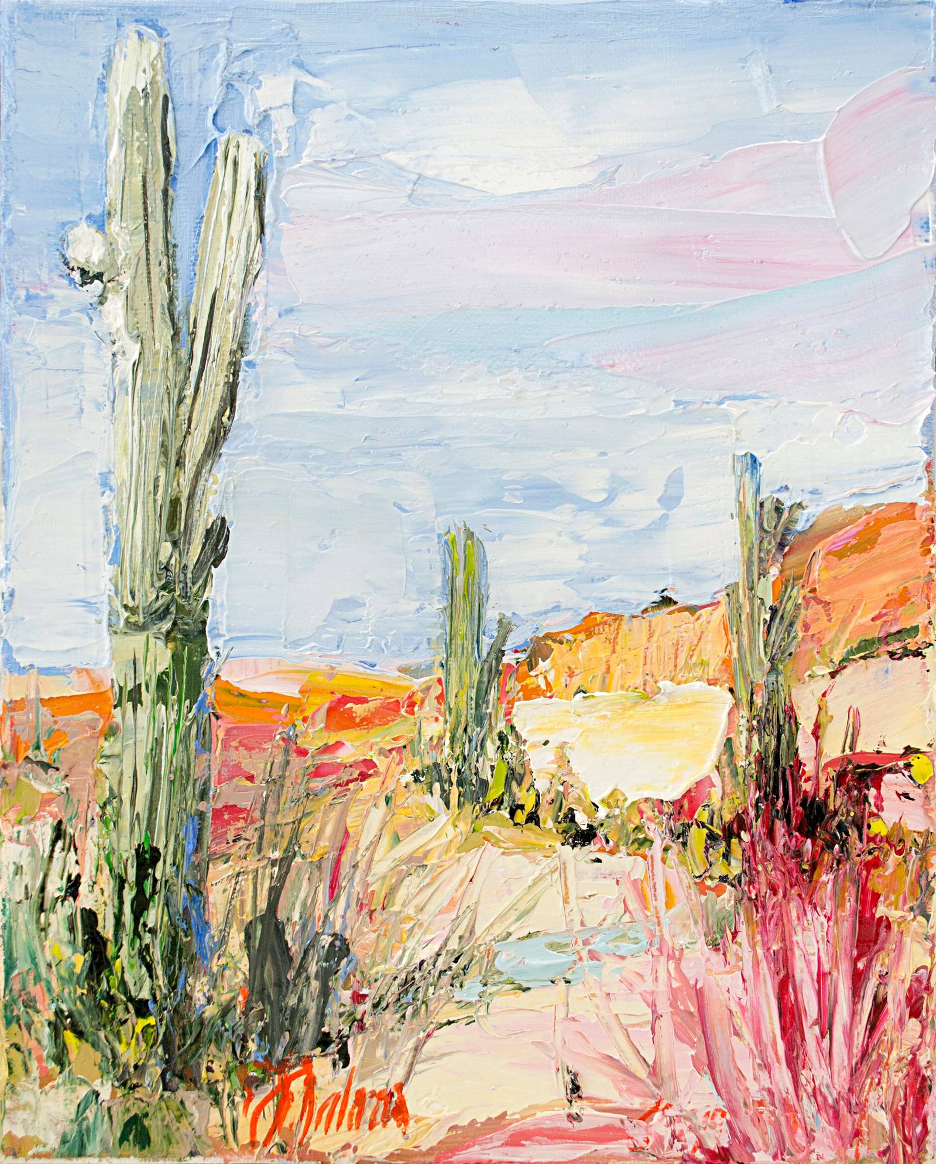 Desert Off Track Scottsdale Arizona 02 Painting by Judith Dalozzo
