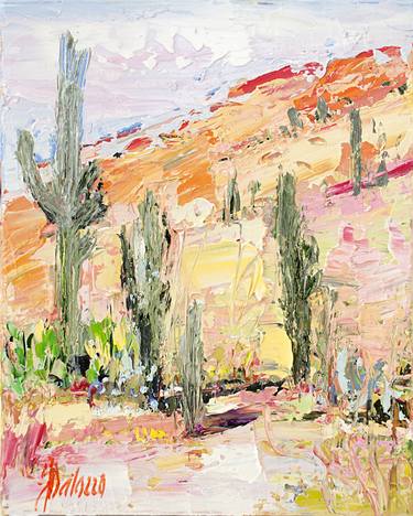Saatchi Art Artist Judith Dalozzo; Paintings, “Desert Off Track Scottsdale Arizona 03” #art