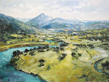 Original Fine Art Landscape Painting by Judith Dalozzo