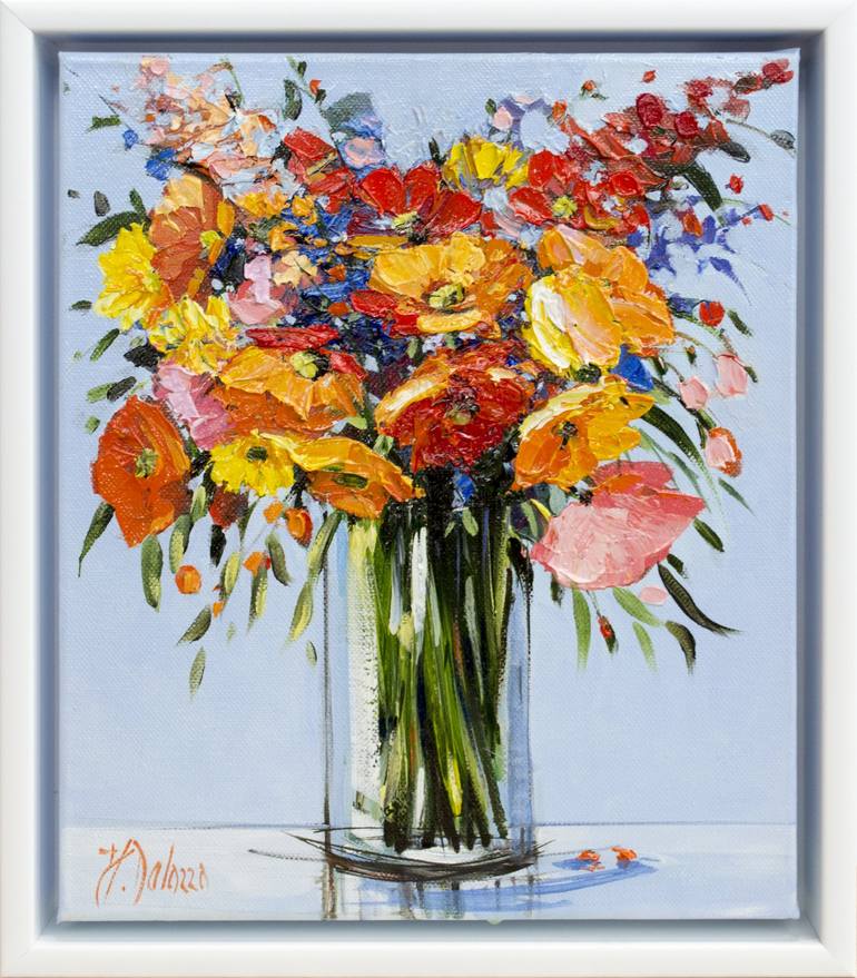 Original Fine Art Still Life Painting by Judith Dalozzo