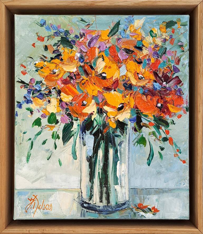 Original Fine Art Still Life Painting by Judith Dalozzo