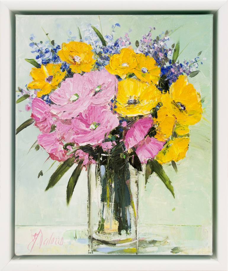 Original Fine Art Still Life Painting by Judith Dalozzo