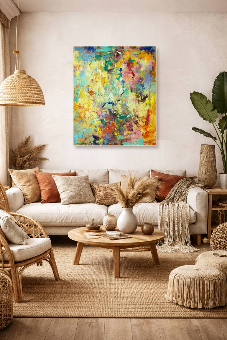 Original Contemporary Abstract Painting by Judith Dalozzo