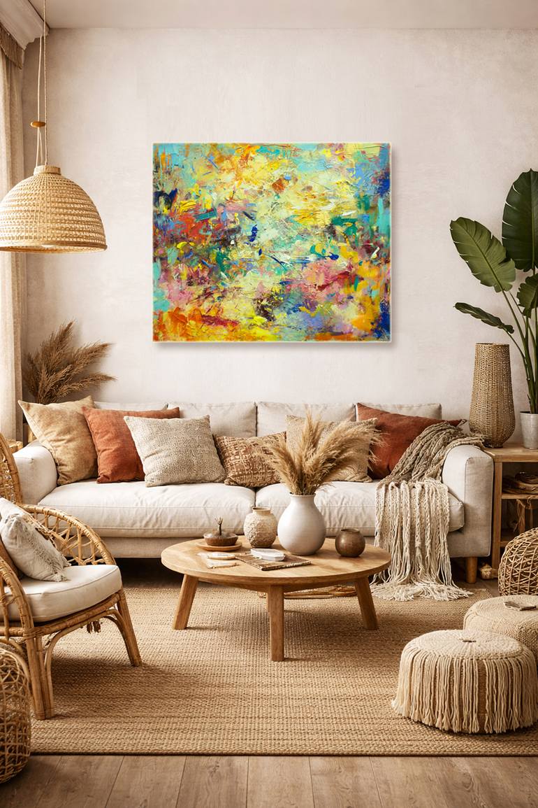 Original Contemporary Abstract Painting by Judith Dalozzo
