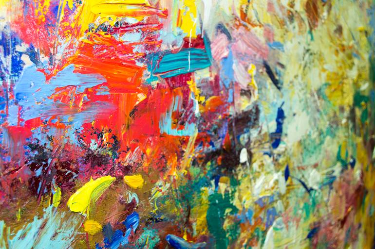Original Contemporary Abstract Painting by Judith Dalozzo