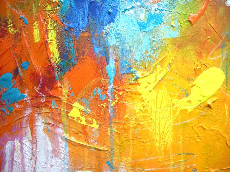 Original Modern Abstract Painting by Judith Dalozzo