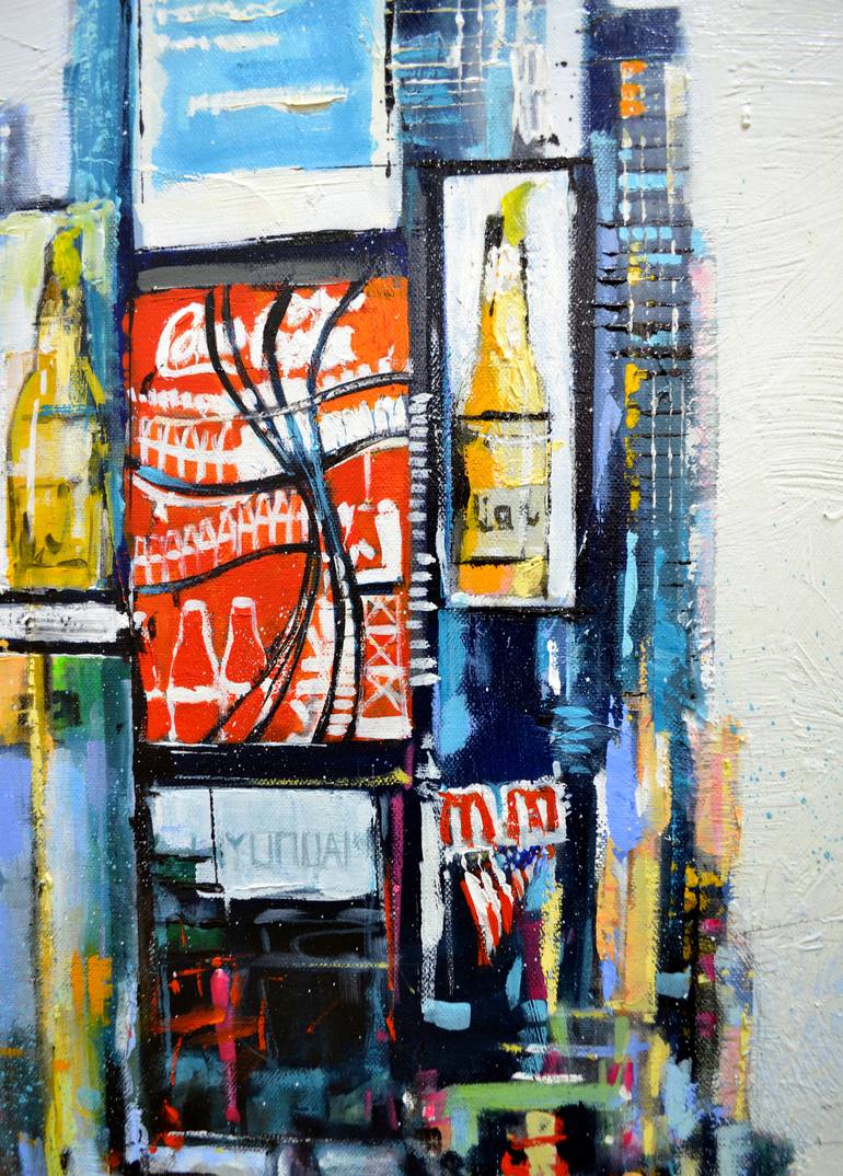 Original Fine Art Cities Painting by Judith Dalozzo