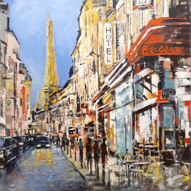 Original Fine Art Cities Paintings by Judith Dalozzo