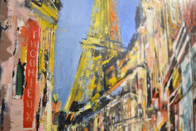 Original Fine Art Cities Painting by Judith Dalozzo