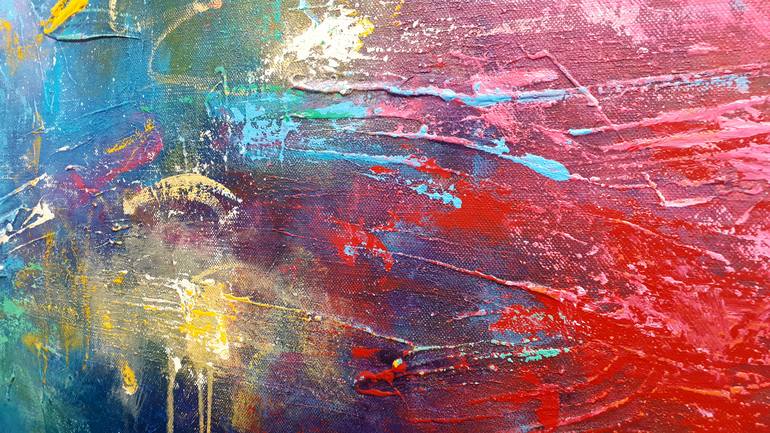 Original Texture Abstract Painting by Judith Dalozzo