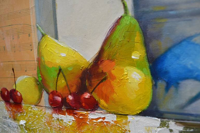 Original Fine Art Still Life Painting by Judith Dalozzo