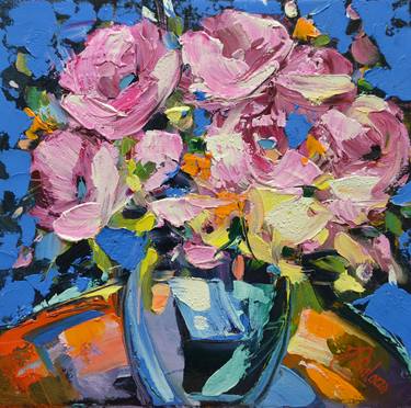 Original Floral Paintings by Judith Dalozzo