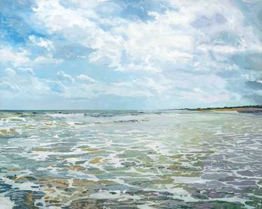 Print of Fine Art Beach Paintings by Jessie Fritsch