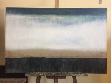 Original Abstract Beach Paintings by Karen Dayan