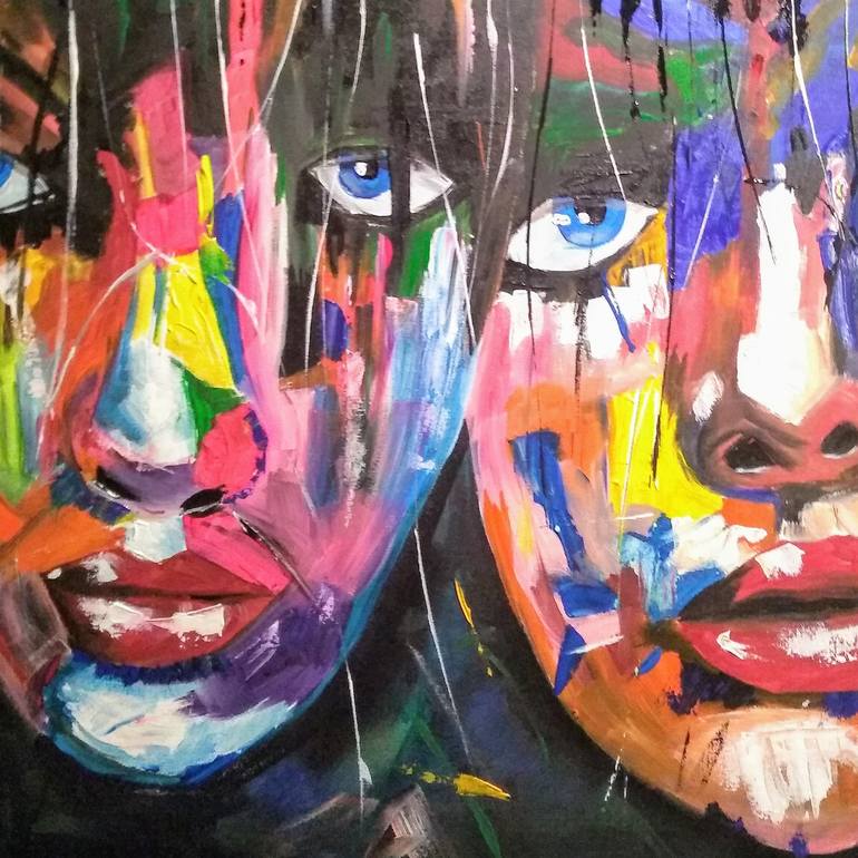 FRIENDS Painting by Kevin Richards | Saatchi Art