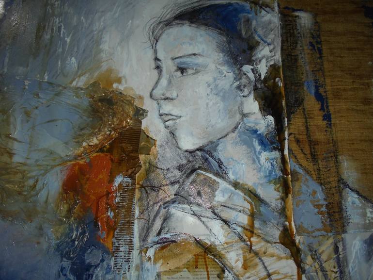 Original Figurative Abstract Painting by ELISA COSTA