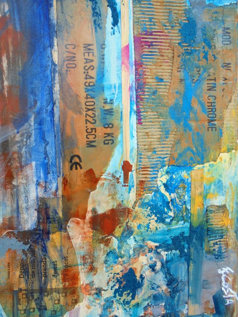 Original Abstract Painting by ELISA COSTA