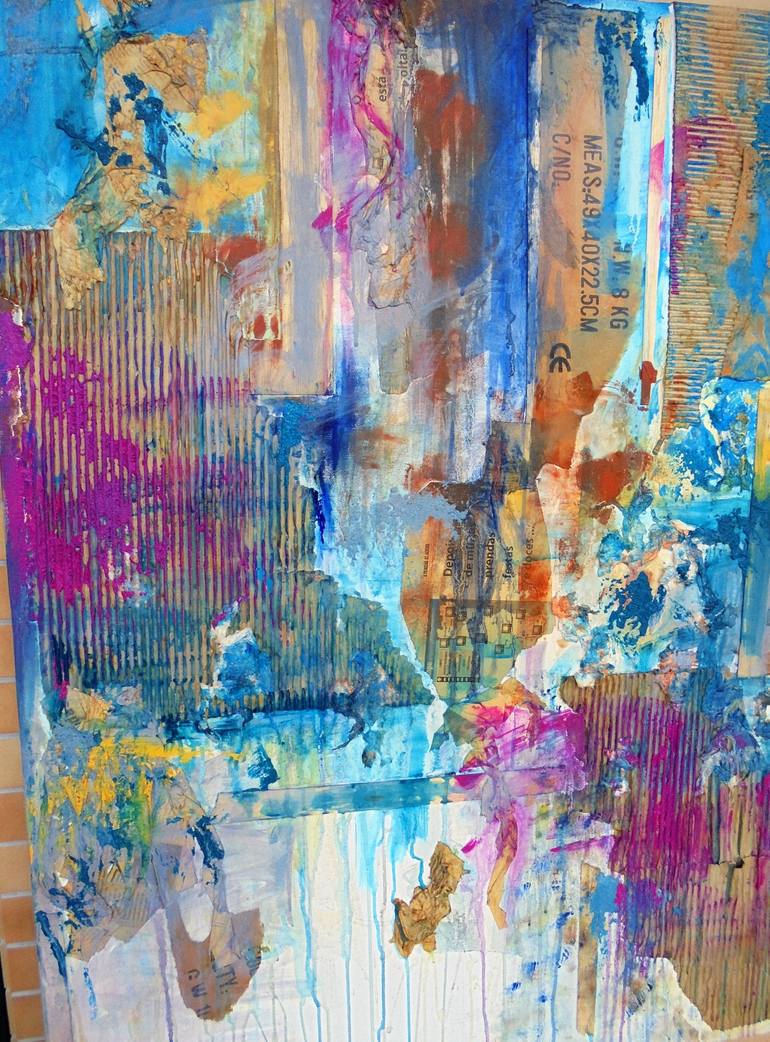 Original Abstract Painting by ELISA COSTA