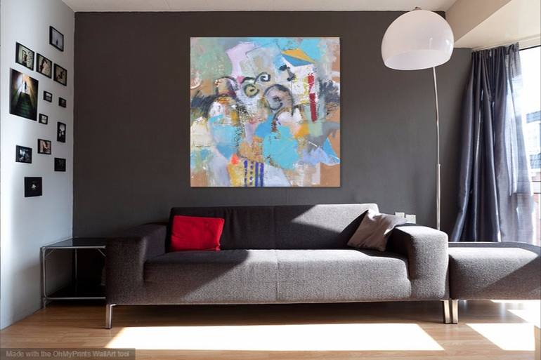 Original Abstract Expressionism Abstract Painting by ELISA COSTA