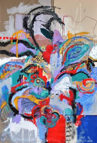Original Abstract Expressionism Abstract Paintings by ELISA COSTA