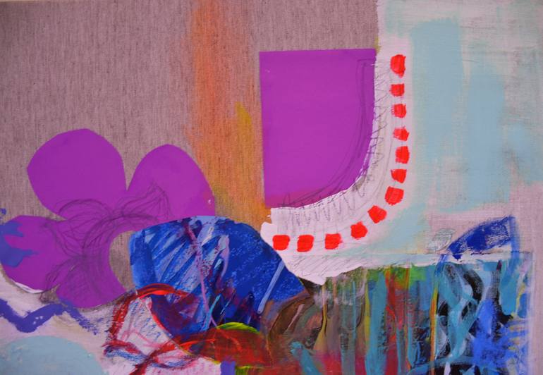 Original Abstract Expressionism Abstract Painting by Elisa Costa