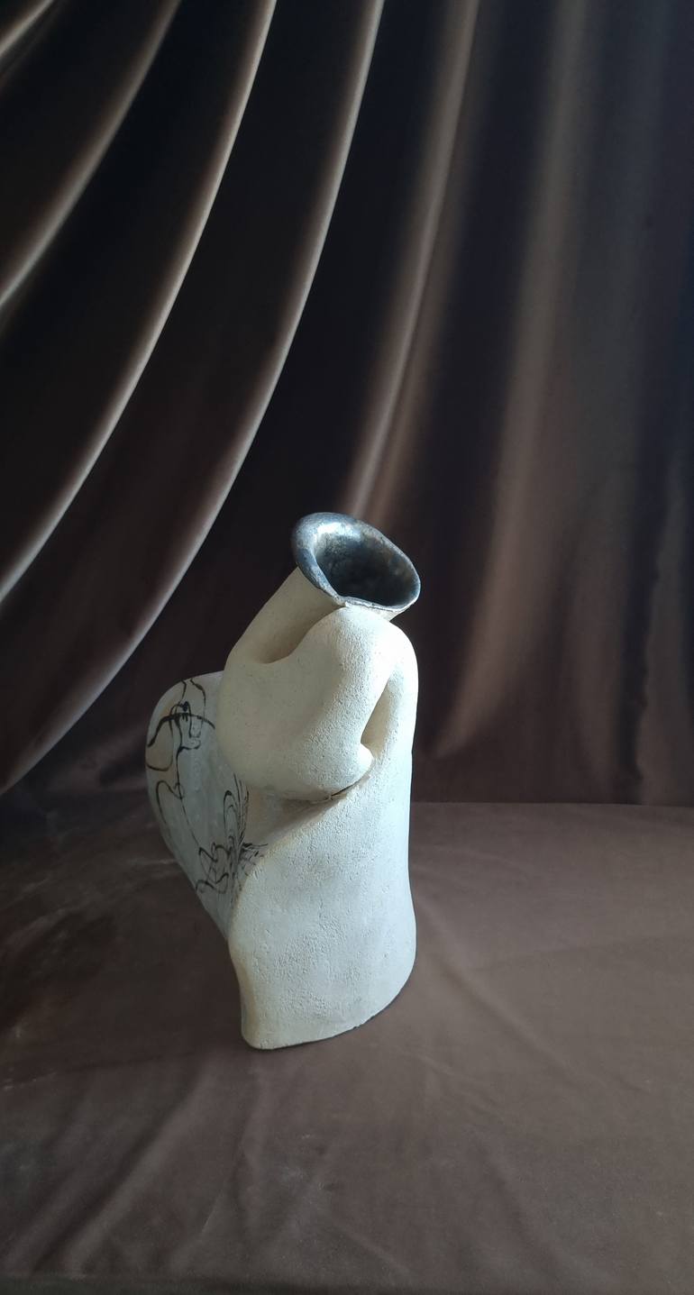 Original Abstract Music Sculpture by Raican Lavinia