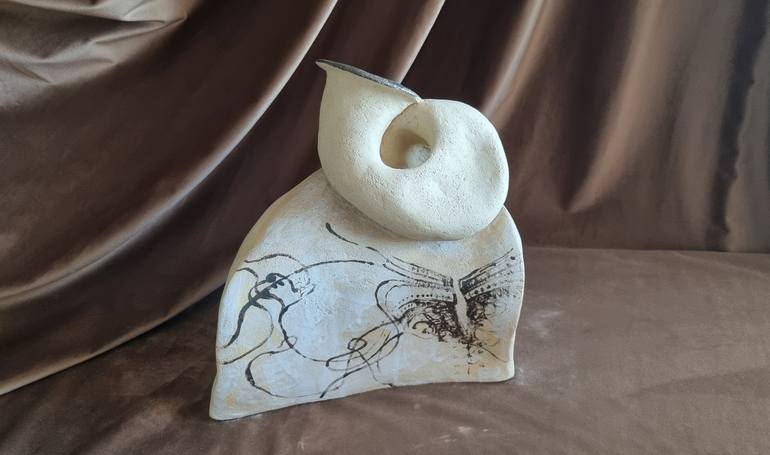 Original Abstract Music Sculpture by Raican Lavinia