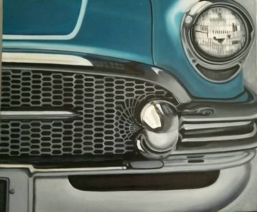 Original Car Paintings by Louise Montillio