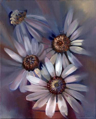 Original Floral Painting by Louise Montillio