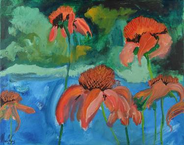 Original Floral Paintings by Mary Begley