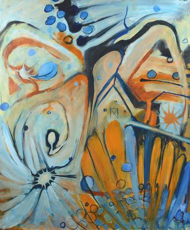 Original Abstract Paintings by Mary Begley