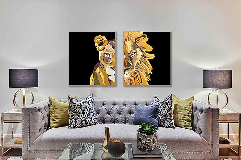 Original Fine Art Animal Painting by Dalit Marom