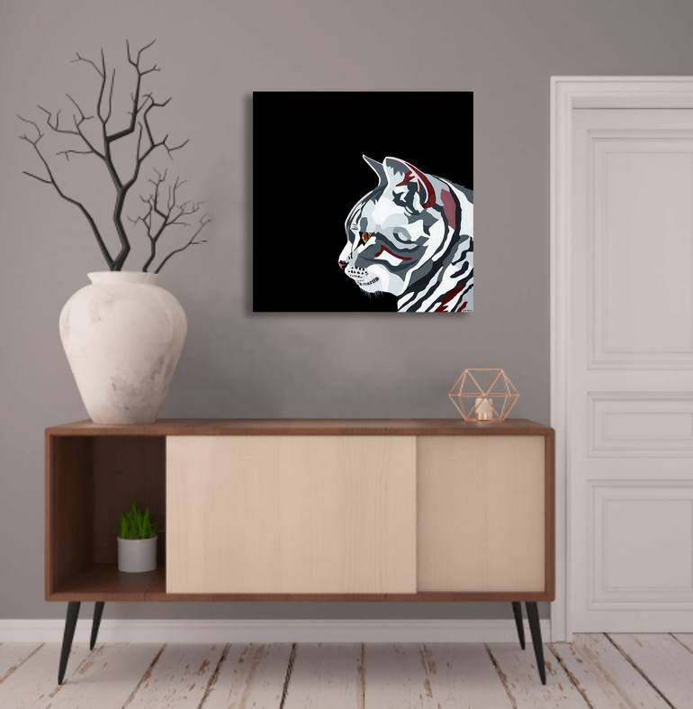 Original Fine Art Animal Painting by Dalit Marom