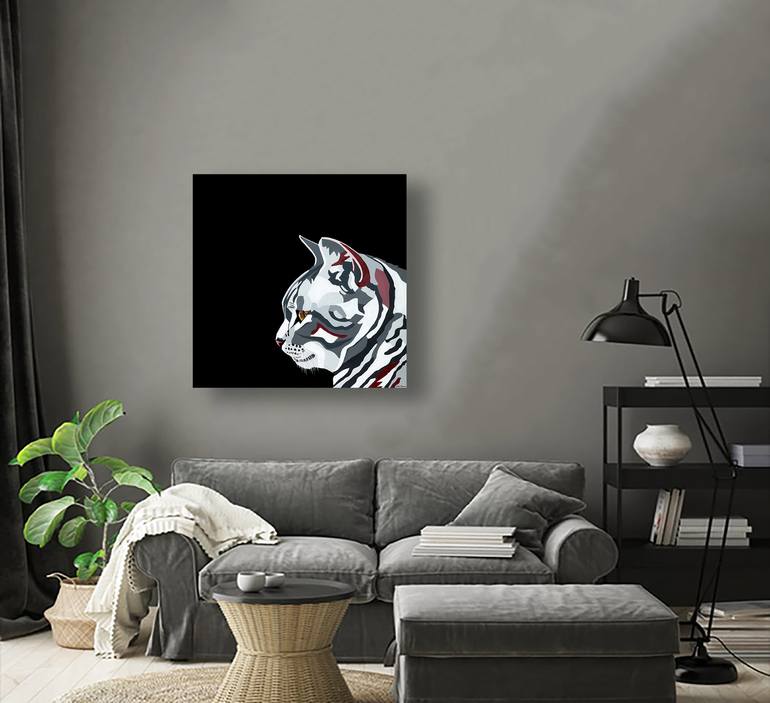 Original Fine Art Animal Painting by Dalit Marom