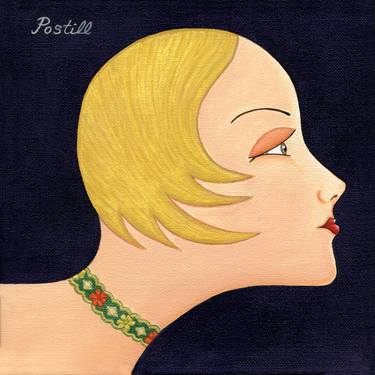 Print of Art Deco Fashion Paintings by Ray Postill