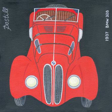 Print of Car Paintings by Ray Postill