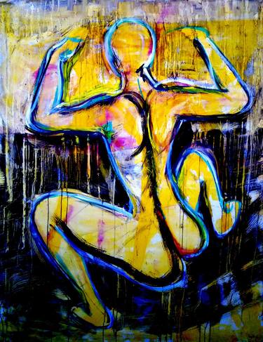 Print of Expressionism Nude Paintings by antonio gomez